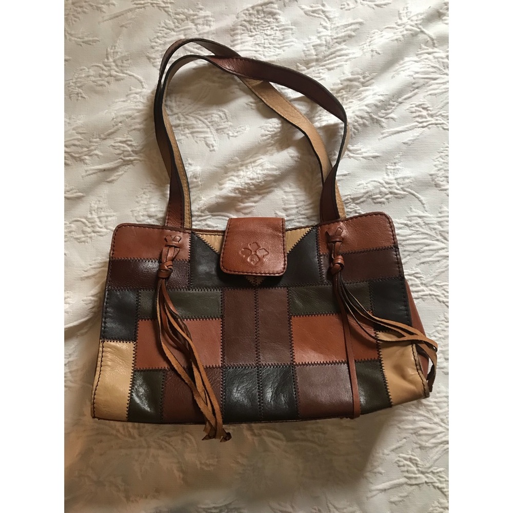 Patricia Nash Leather Patchwork handbag